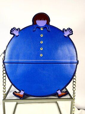 NWOT Willy Wonka "Violet Beauregarde" Blueberry Crossbody Bag